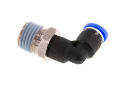 5/32'' x 1/4'' NPT 90 graden L-verbinding Messing/PBT Insteekfitting Buitendraad Draaibaar NBR [2 Stuks]