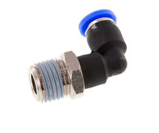 3/16'' x 1/4'' NPT 90 graden L-verbinding Messing/PBT Insteekfitting Buitendraad Draaibaar NBR [2 Stuks]