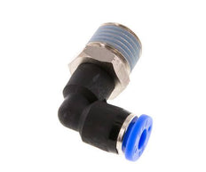 3/16'' x 1/4'' NPT 90 graden L-verbinding Messing/PBT Insteekfitting Buitendraad Draaibaar NBR [2 Stuks]