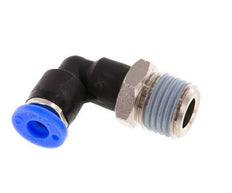 3/16'' x 1/4'' NPT 90 graden L-verbinding Messing/PBT Insteekfitting Buitendraad Draaibaar NBR [2 Stuks]