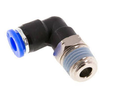 1/4'' x 1/4'' NPT 90 graden L-verbinding Messing/PBT Insteekfitting Buitendraad Draaibaar NBR [2 Stuks]