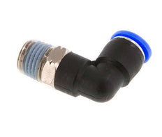 5/16'' x 1/4'' NPT 90 graden L-verbinding Messing/PBT Insteekfitting Buitendraad Draaibaar NBR [2 Stuks]