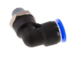 1/2'' x 1/4'' NPT 90 graden L-verbinding Messing/PBT Insteekfitting Buitendraad Draaibaar NBR [2 Stuks]
