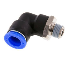 1/2'' x 1/4'' NPT 90 graden L-verbinding Messing/PBT Insteekfitting Buitendraad Draaibaar NBR [2 Stuks]