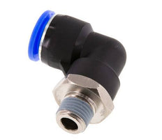1/2'' x 1/4'' NPT 90 graden L-verbinding Messing/PBT Insteekfitting Buitendraad Draaibaar NBR [2 Stuks]