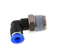 1/4'' x 3/8'' NPT 90 graden L-verbinding Messing/PBT Insteekfitting Buitendraad Draaibaar NBR [2 Stuks]