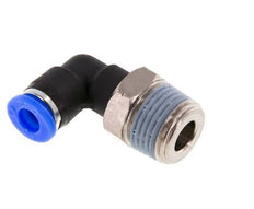 1/4'' x 3/8'' NPT 90 graden L-verbinding Messing/PBT Insteekfitting Buitendraad Draaibaar NBR [2 Stuks]