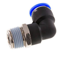 1/2'' x 1/2'' NPT 90 graden L-verbinding Messing/PBT Insteekfitting Buitendraad Draaibaar NBR [2 Stuks]