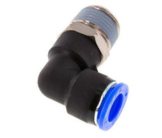 1/2'' x 1/2'' NPT 90 graden L-verbinding Messing/PBT Insteekfitting Buitendraad Draaibaar NBR [2 Stuks]