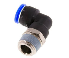 1/2'' x 1/2'' NPT 90 graden L-verbinding Messing/PBT Insteekfitting Buitendraad Draaibaar NBR [2 Stuks]
