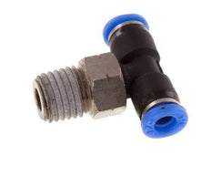 1/8'' x 1/16'' NPT inline T-stuk Messing/PBT Insteekfitting Buitendraad Draaibaar NBR [2 Stuks]