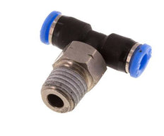 1/8'' x 1/16'' NPT inline T-stuk Messing/PBT Insteekfitting Buitendraad Draaibaar NBR [2 Stuks]