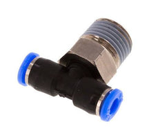 1/8'' x 1/8'' NPT inline T-stuk Messing/PBT Insteekfitting Buitendraad Draaibaar NBR [2 Stuks]