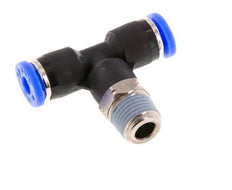 5/32'' x 1/8'' NPT inline T-stuk Messing/PBT Insteekfitting Buitendraad Draaibaar NBR [2 Stuks]