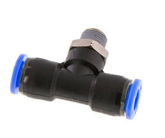 5/16'' x 1/8'' NPT inline T-stuk Messing/PBT Insteekfitting Buitendraad Draaibaar NBR [2 Stuks]