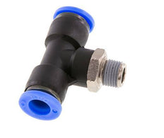 5/16'' x 1/8'' NPT inline T-stuk Messing/PBT Insteekfitting Buitendraad Draaibaar NBR [2 Stuks]
