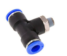3/8'' x 1/8'' NPT inline T-stuk Messing/PBT Insteekfitting Buitendraad Draaibaar NBR
