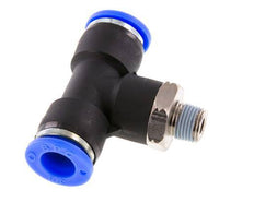 3/8'' x 1/8'' NPT inline T-stuk Messing/PBT Insteekfitting Buitendraad Draaibaar NBR