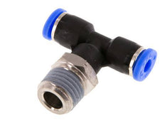 5/32'' x 1/4'' NPT inline T-stuk Messing/PBT Insteekfitting Buitendraad Draaibaar NBR [2 Stuks]