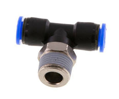 5/16'' x 3/8'' NPT inline T-stuk Messing/PBT Insteekfitting Buitendraad Draaibaar NBR [2 Stuks]