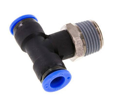 3/8'' x 1/2'' NPT inline T-stuk Messing/PBT Insteekfitting Buitendraad Draaibaar NBR