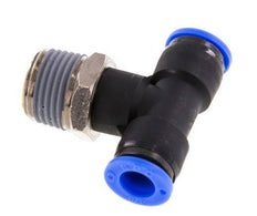 3/8'' x 1/2'' NPT inline T-stuk Messing/PBT Insteekfitting Buitendraad Draaibaar NBR