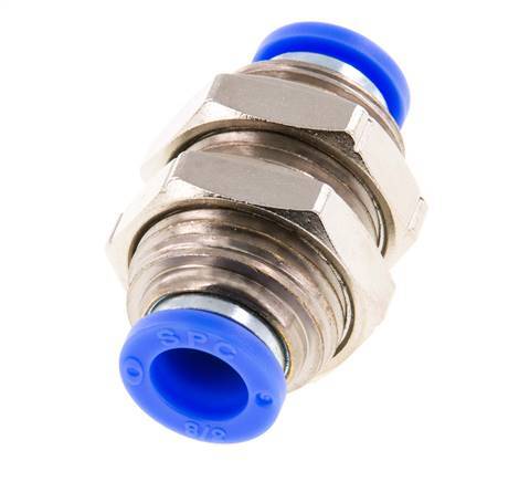 3/8'' Messing/PBT Insteekfitting Schotdoorvoer NBR