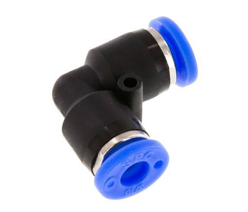 3/16'' 90 graden L-verbinding PBT Insteekfitting NBR [2 Stuks]