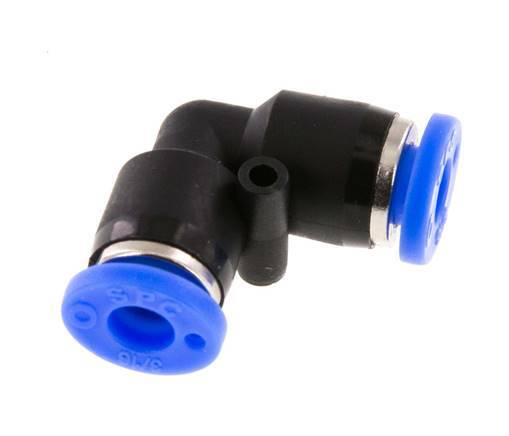 3/16'' 90 graden L-verbinding PBT Insteekfitting NBR [2 Stuks]