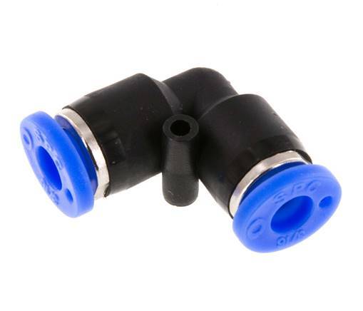 3/16'' 90 graden L-verbinding PBT Insteekfitting NBR [2 Stuks]