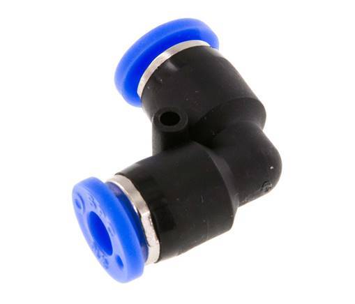 3/16'' 90 graden L-verbinding PBT Insteekfitting NBR [2 Stuks]