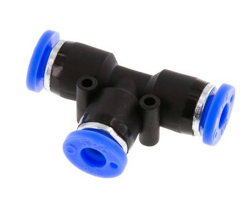 3/16'' T-koppeling PBT Insteekfitting NBR [2 Stuks]