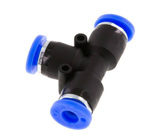 3/16'' T-koppeling PBT Insteekfitting NBR [2 Stuks]