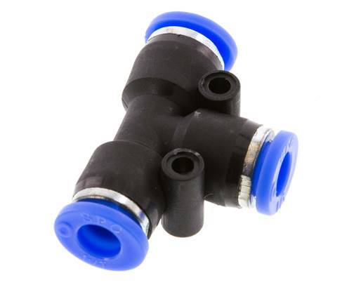 1/4'' T-koppeling PBT Insteekfitting NBR [2 Stuks]