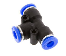 1/4'' T-koppeling PBT Insteekfitting NBR [2 Stuks]