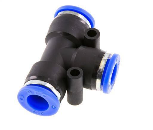 3/8'' T-koppeling PBT Insteekfitting NBR [2 Stuks]