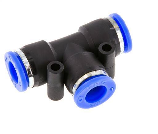 3/8'' T-koppeling PBT Insteekfitting NBR [2 Stuks]