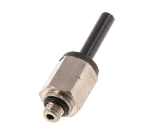 5/32'' x UNF 10-32 insteekfitting Messing/PBT NBR [2 Stuks]