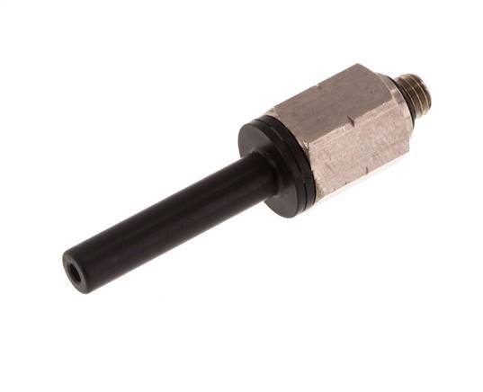 3/16'' x UNF 10-32 insteekfitting Messing/PBT NBR [2 Stuks]
