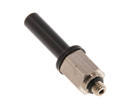 1/4'' x UNF 10-32 insteekfitting Messing/PBT NBR [2 Stuks]
