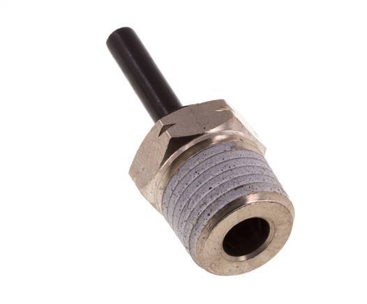 5/32'' x 1/4'' NPT insteekfitting Messing/PBT Buitendraad NBR [2 Stuks]