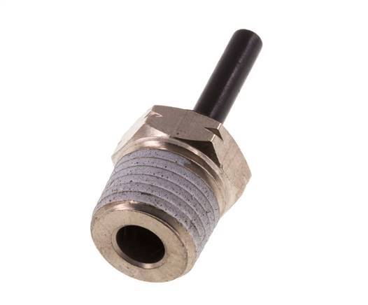 5/32'' x 1/4'' NPT insteekfitting Messing/PBT Buitendraad NBR [2 Stuks]