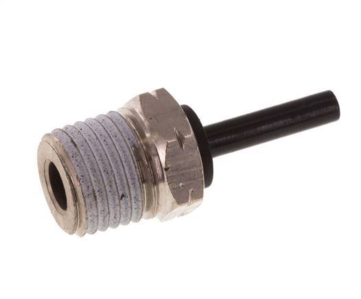 5/32'' x 1/4'' NPT insteekfitting Messing/PBT Buitendraad NBR [2 Stuks]