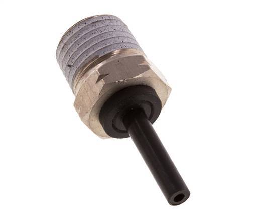 5/32'' x 1/4'' NPT insteekfitting Messing/PBT Buitendraad NBR [2 Stuks]