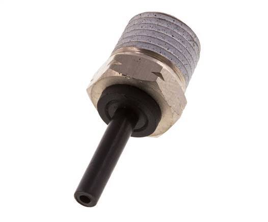 5/32'' x 1/4'' NPT insteekfitting Messing/PBT Buitendraad NBR [2 Stuks]