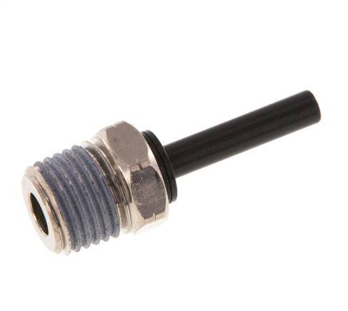3/16'' x 1/4'' NPT insteekfitting Messing/PBT Buitendraad NBR [2 Stuks]