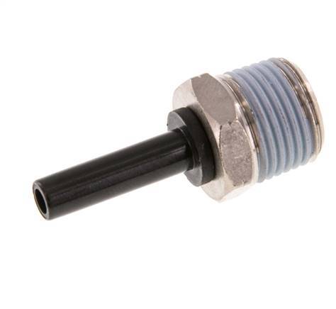 1/4'' x 3/8'' NPT insteekfitting Messing/PBT Buitendraad NBR [2 Stuks]