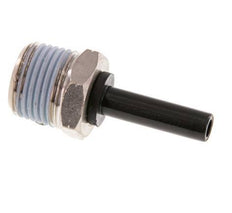 1/4'' x 3/8'' NPT insteekfitting Messing/PBT Buitendraad NBR [2 Stuks]