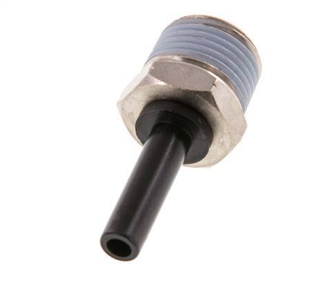 1/4'' x 3/8'' NPT insteekfitting Messing/PBT Buitendraad NBR [2 Stuks]