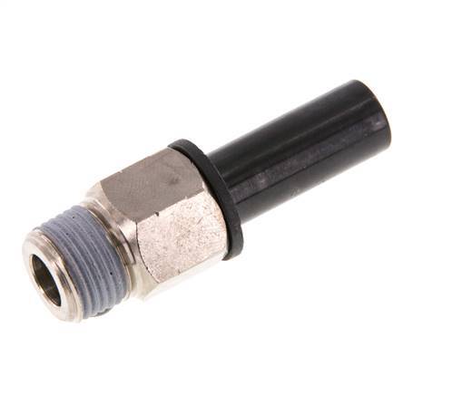 1/2'' x 3/8'' NPT insteekfitting Messing/PBT Buitendraad NBR [2 Stuks]